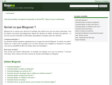 Tablet Screenshot of help.blogonet.fr